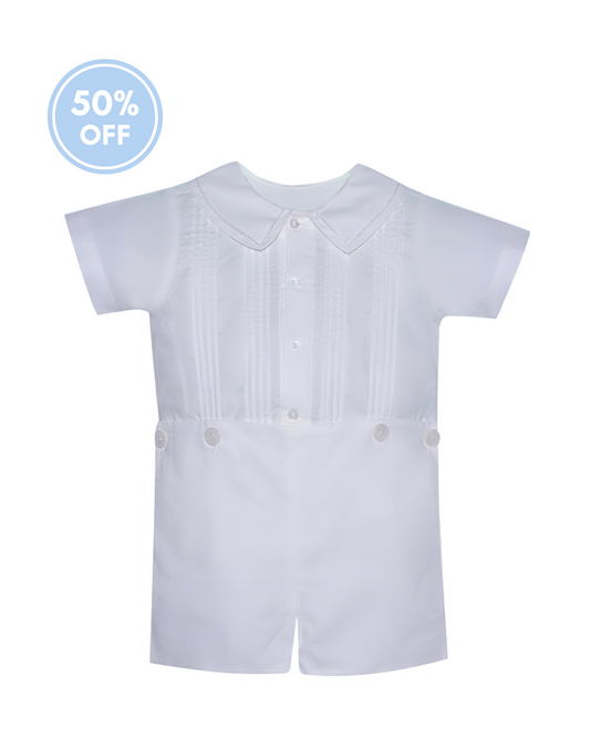 Joseph Button Heirloom Short Set - White