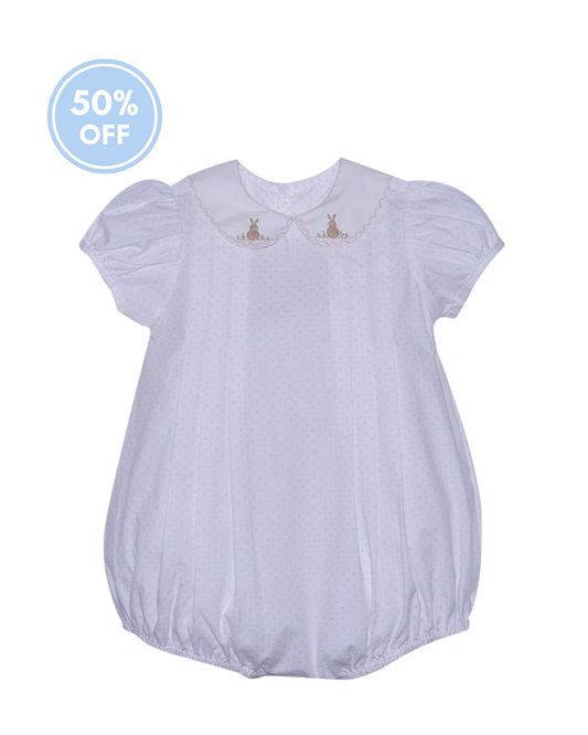 Bunny Bitty Dot Bubble - Pink