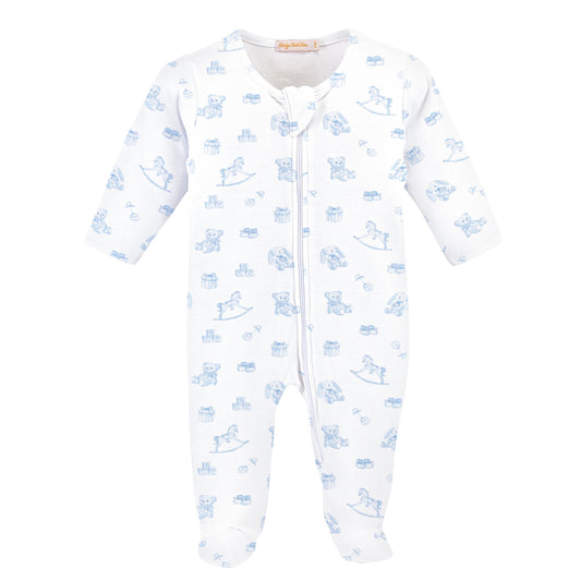 Tiny Baby Toys Pima - Zipped Footie