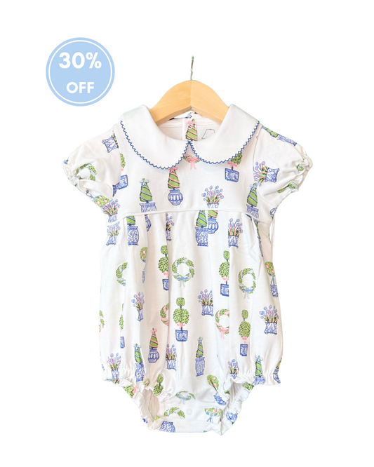 Spring Topiaries - Pima Pleated Bubble