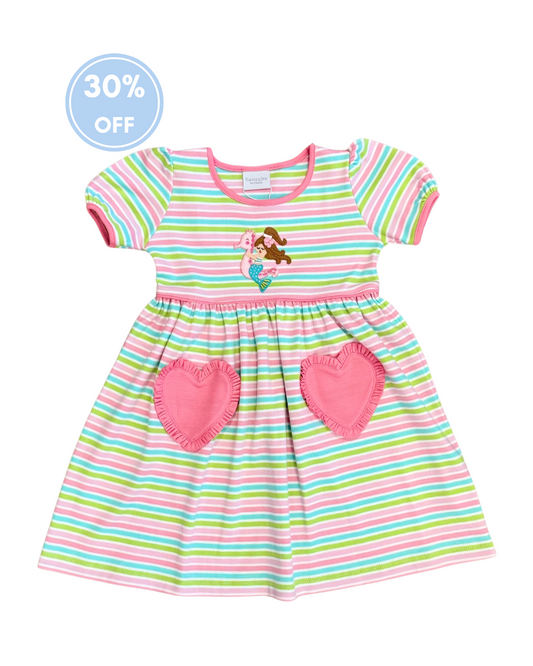 Squiggles - Under the Sea Popover Dress